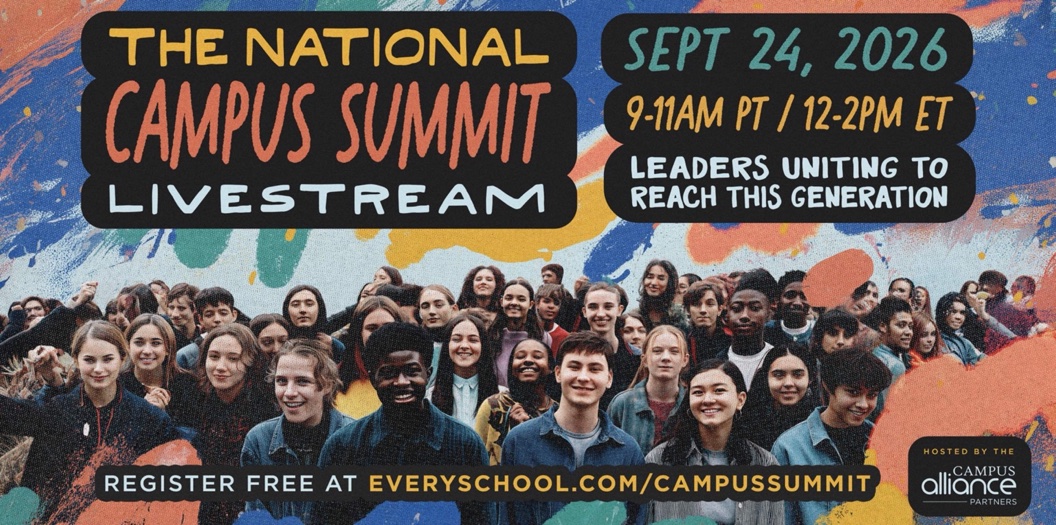 The National Campus Summit Livestream - September 24, 2026, 9-11am PT / 12-2pm ET